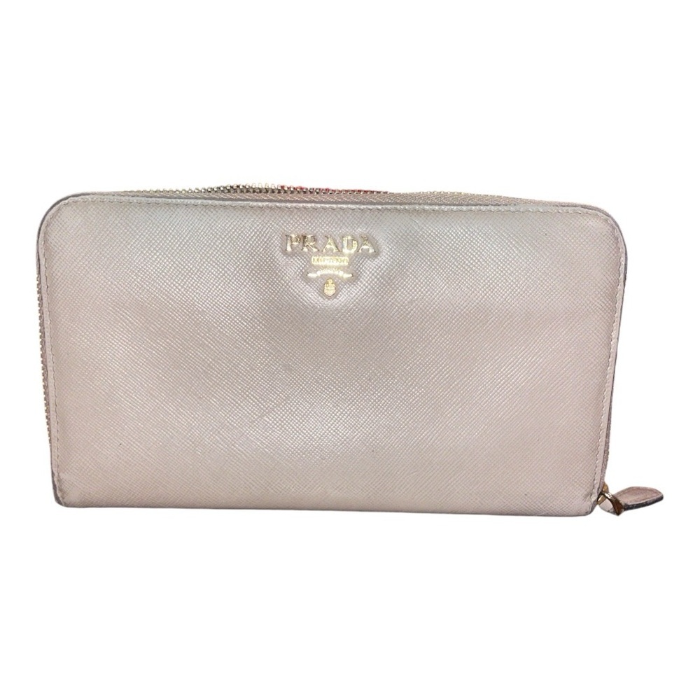 Prada Saffiano Leather Zippy Long Wallet EUC  FF - Picture 2 of 13
